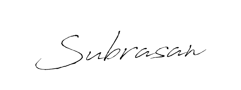 How to make Subrasan signature? Antro_Vectra is a professional autograph style. Create handwritten signature for Subrasan name. Subrasan signature style 6 images and pictures png