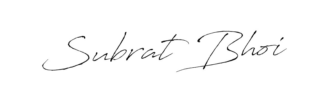 Design your own signature with our free online signature maker. With this signature software, you can create a handwritten (Antro_Vectra) signature for name Subrat Bhoi. Subrat Bhoi signature style 6 images and pictures png