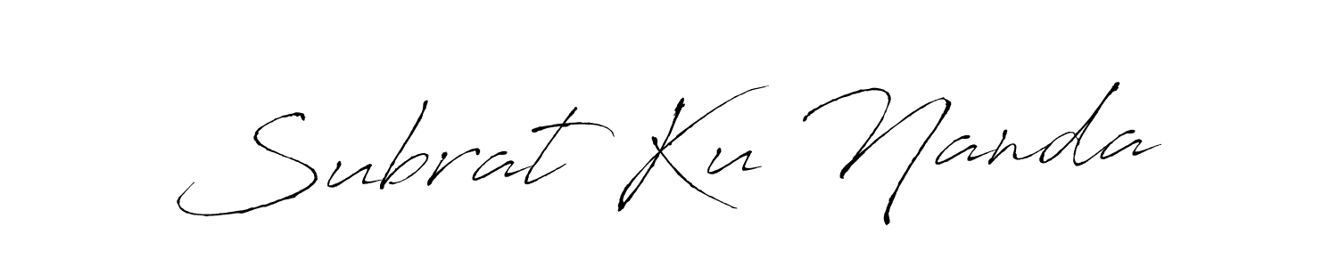 It looks lik you need a new signature style for name Subrat Ku Nanda. Design unique handwritten (Antro_Vectra) signature with our free signature maker in just a few clicks. Subrat Ku Nanda signature style 6 images and pictures png