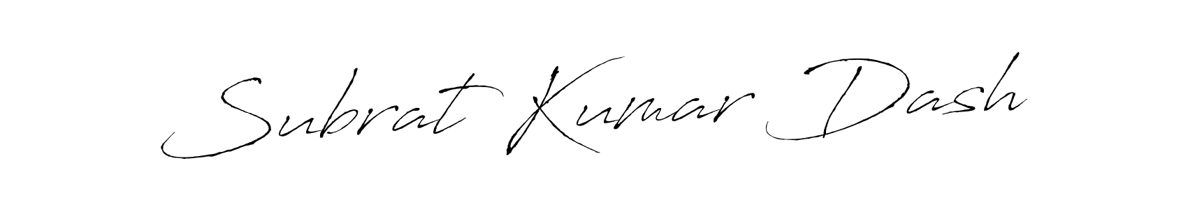 How to make Subrat Kumar Dash signature? Antro_Vectra is a professional autograph style. Create handwritten signature for Subrat Kumar Dash name. Subrat Kumar Dash signature style 6 images and pictures png