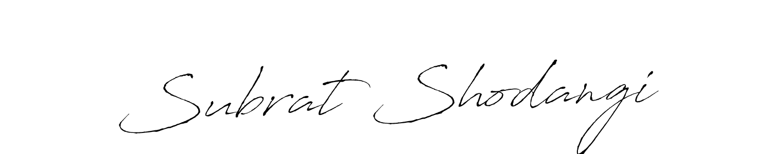 How to make Subrat Shodangi signature? Antro_Vectra is a professional autograph style. Create handwritten signature for Subrat Shodangi name. Subrat Shodangi signature style 6 images and pictures png