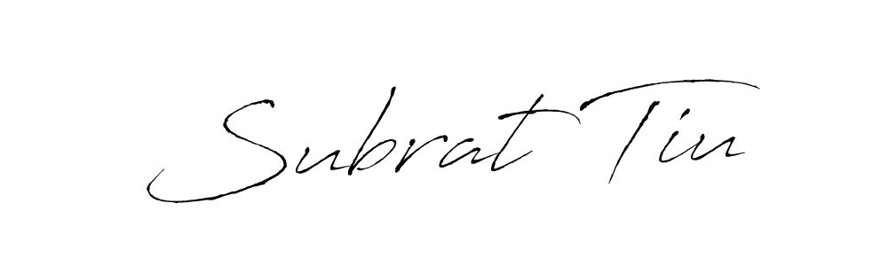 It looks lik you need a new signature style for name Subrat Tiu. Design unique handwritten (Antro_Vectra) signature with our free signature maker in just a few clicks. Subrat Tiu signature style 6 images and pictures png