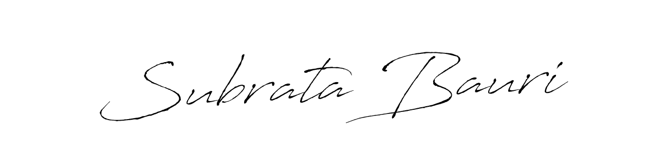 Use a signature maker to create a handwritten signature online. With this signature software, you can design (Antro_Vectra) your own signature for name Subrata Bauri. Subrata Bauri signature style 6 images and pictures png