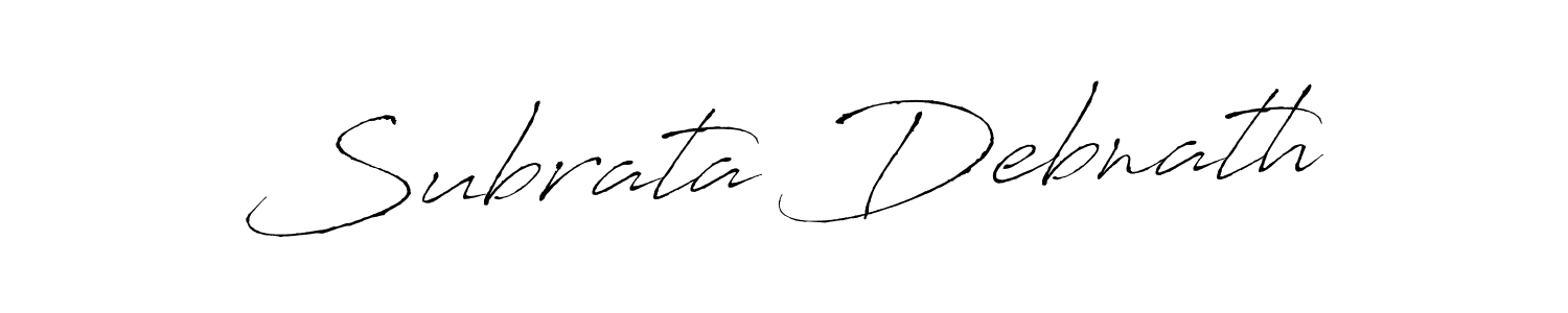 Subrata Debnath stylish signature style. Best Handwritten Sign (Antro_Vectra) for my name. Handwritten Signature Collection Ideas for my name Subrata Debnath. Subrata Debnath signature style 6 images and pictures png