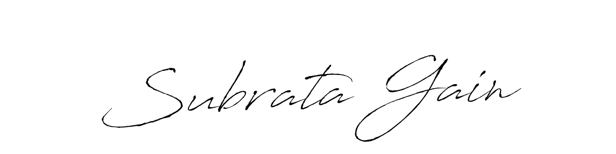 Here are the top 10 professional signature styles for the name Subrata Gain. These are the best autograph styles you can use for your name. Subrata Gain signature style 6 images and pictures png