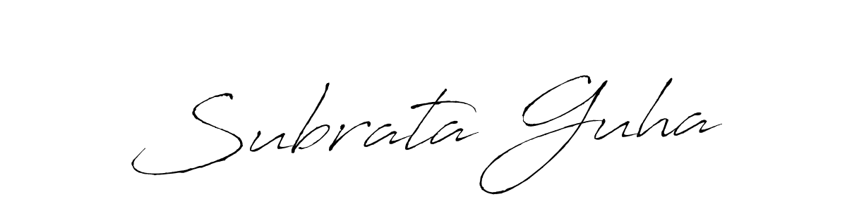 Antro_Vectra is a professional signature style that is perfect for those who want to add a touch of class to their signature. It is also a great choice for those who want to make their signature more unique. Get Subrata Guha name to fancy signature for free. Subrata Guha signature style 6 images and pictures png