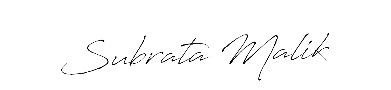 Subrata Malik stylish signature style. Best Handwritten Sign (Antro_Vectra) for my name. Handwritten Signature Collection Ideas for my name Subrata Malik. Subrata Malik signature style 6 images and pictures png