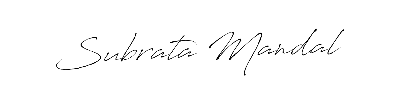 How to make Subrata Mandal signature? Antro_Vectra is a professional autograph style. Create handwritten signature for Subrata Mandal name. Subrata Mandal signature style 6 images and pictures png