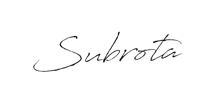 How to make Subrota signature? Antro_Vectra is a professional autograph style. Create handwritten signature for Subrota name. Subrota signature style 6 images and pictures png