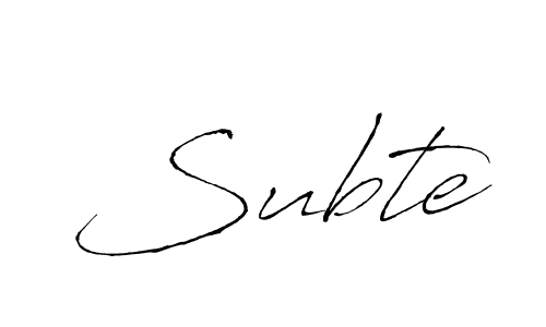 if you are searching for the best signature style for your name Subte. so please give up your signature search. here we have designed multiple signature styles  using Antro_Vectra. Subte signature style 6 images and pictures png