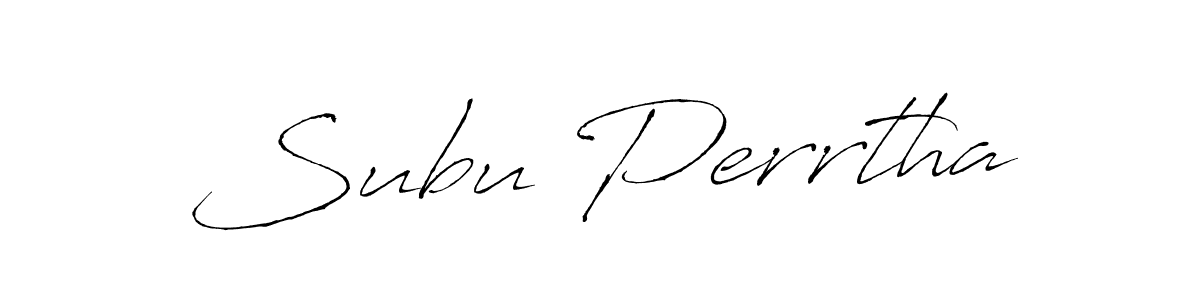 Once you've used our free online signature maker to create your best signature Antro_Vectra style, it's time to enjoy all of the benefits that Subu Perrtha name signing documents. Subu Perrtha signature style 6 images and pictures png