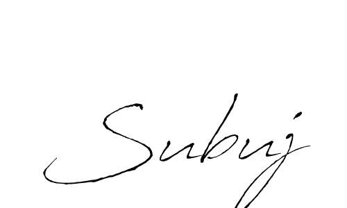 Once you've used our free online signature maker to create your best signature Antro_Vectra style, it's time to enjoy all of the benefits that Subuj name signing documents. Subuj signature style 6 images and pictures png