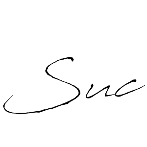 Antro_Vectra is a professional signature style that is perfect for those who want to add a touch of class to their signature. It is also a great choice for those who want to make their signature more unique. Get Suc name to fancy signature for free. Suc signature style 6 images and pictures png