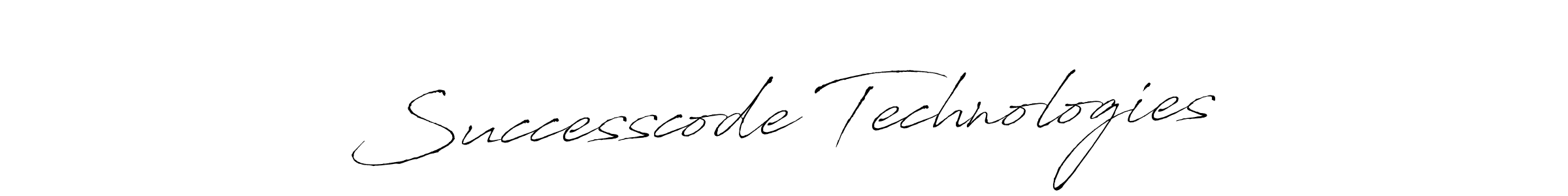 Create a beautiful signature design for name Successcode Technologies. With this signature (Antro_Vectra) fonts, you can make a handwritten signature for free. Successcode Technologies signature style 6 images and pictures png