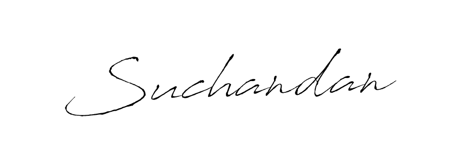 Design your own signature with our free online signature maker. With this signature software, you can create a handwritten (Antro_Vectra) signature for name Suchandan. Suchandan signature style 6 images and pictures png