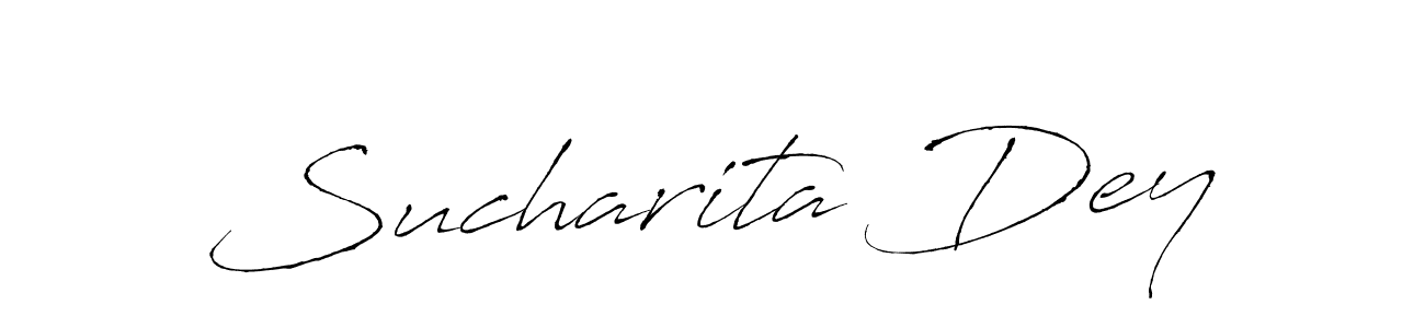 Design your own signature with our free online signature maker. With this signature software, you can create a handwritten (Antro_Vectra) signature for name Sucharita Dey. Sucharita Dey signature style 6 images and pictures png