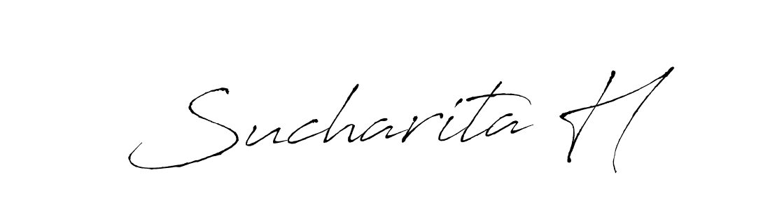 Here are the top 10 professional signature styles for the name Sucharita H. These are the best autograph styles you can use for your name. Sucharita H signature style 6 images and pictures png