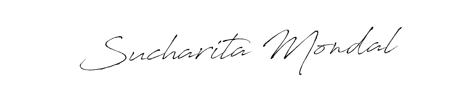 Create a beautiful signature design for name Sucharita Mondal. With this signature (Antro_Vectra) fonts, you can make a handwritten signature for free. Sucharita Mondal signature style 6 images and pictures png