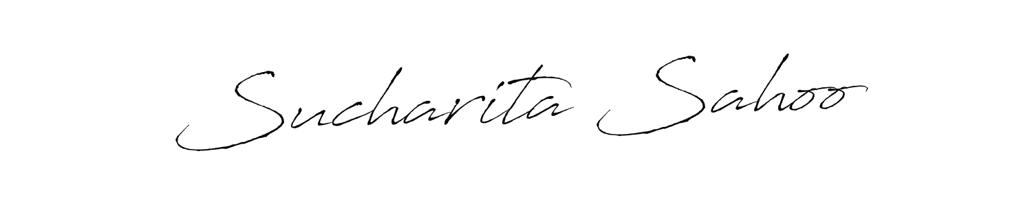 Create a beautiful signature design for name Sucharita Sahoo. With this signature (Antro_Vectra) fonts, you can make a handwritten signature for free. Sucharita Sahoo signature style 6 images and pictures png