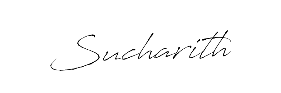 How to make Sucharith name signature. Use Antro_Vectra style for creating short signs online. This is the latest handwritten sign. Sucharith signature style 6 images and pictures png