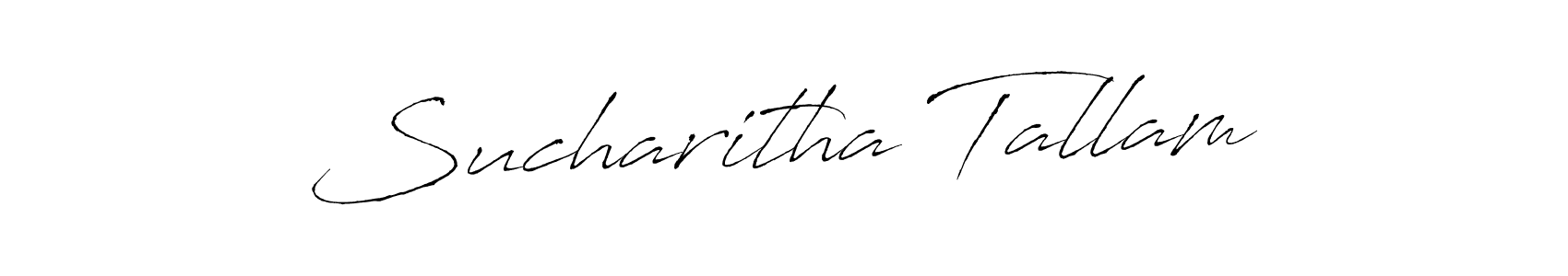 Also we have Sucharitha Tallam name is the best signature style. Create professional handwritten signature collection using Antro_Vectra autograph style. Sucharitha Tallam signature style 6 images and pictures png