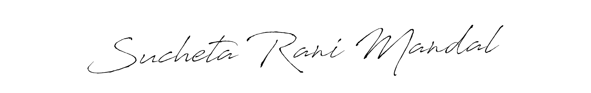 You should practise on your own different ways (Antro_Vectra) to write your name (Sucheta Rani Mandal) in signature. don't let someone else do it for you. Sucheta Rani Mandal signature style 6 images and pictures png