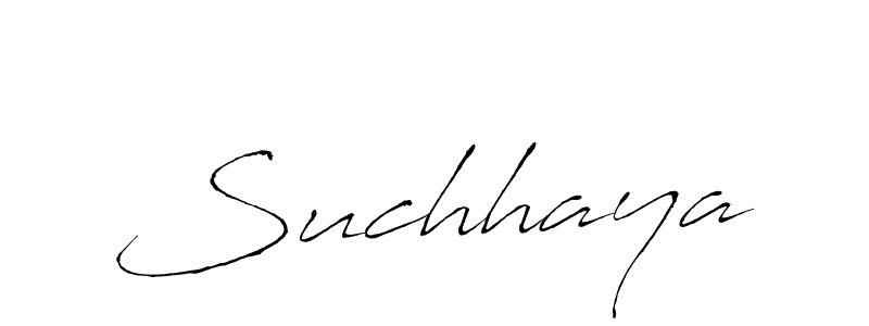 Design your own signature with our free online signature maker. With this signature software, you can create a handwritten (Antro_Vectra) signature for name Suchhaya. Suchhaya signature style 6 images and pictures png