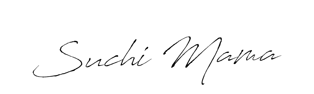 Antro_Vectra is a professional signature style that is perfect for those who want to add a touch of class to their signature. It is also a great choice for those who want to make their signature more unique. Get Suchi Mama name to fancy signature for free. Suchi Mama signature style 6 images and pictures png