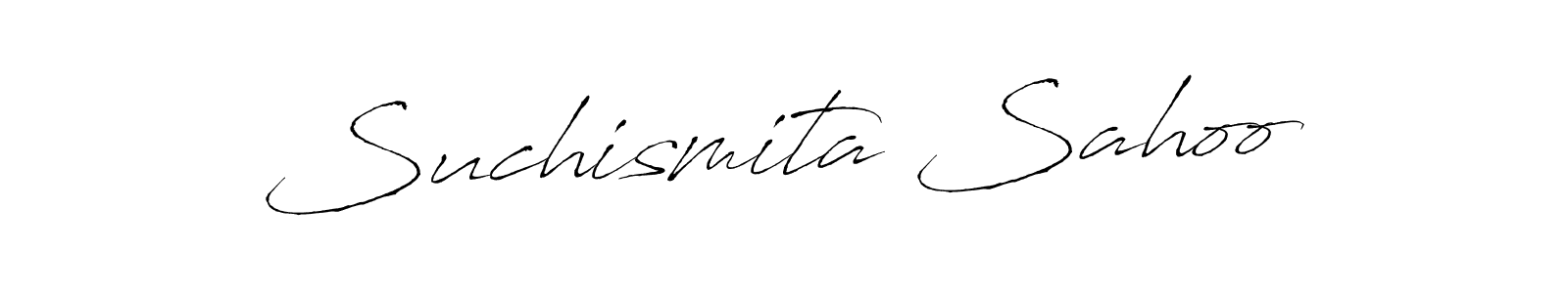 You should practise on your own different ways (Antro_Vectra) to write your name (Suchismita Sahoo) in signature. don't let someone else do it for you. Suchismita Sahoo signature style 6 images and pictures png