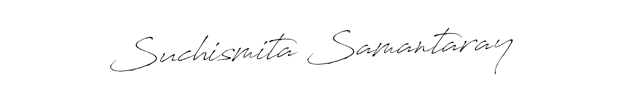 if you are searching for the best signature style for your name Suchismita Samantaray. so please give up your signature search. here we have designed multiple signature styles  using Antro_Vectra. Suchismita Samantaray signature style 6 images and pictures png