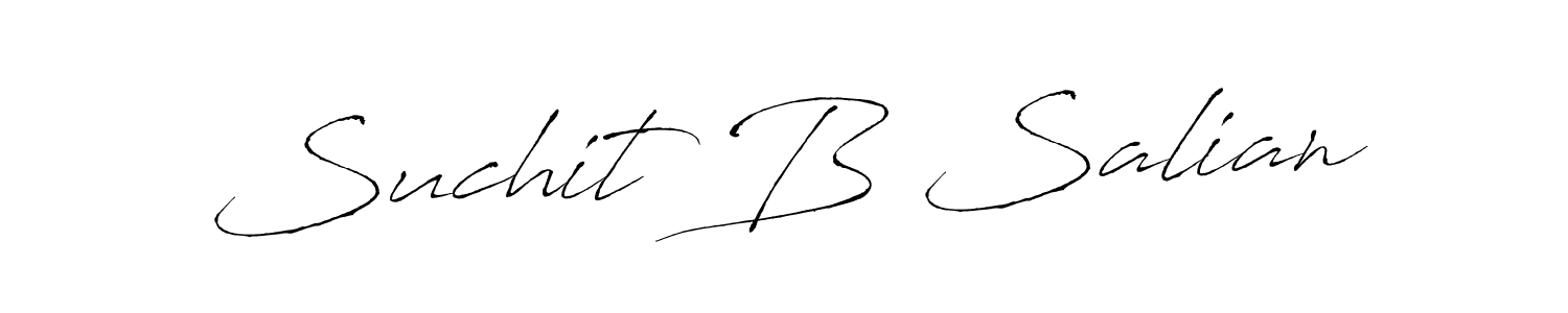 It looks lik you need a new signature style for name Suchit B Salian. Design unique handwritten (Antro_Vectra) signature with our free signature maker in just a few clicks. Suchit B Salian signature style 6 images and pictures png