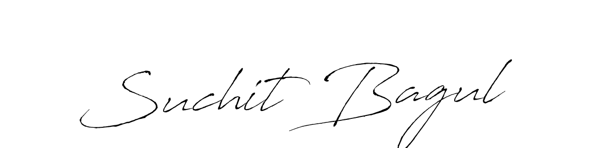 Antro_Vectra is a professional signature style that is perfect for those who want to add a touch of class to their signature. It is also a great choice for those who want to make their signature more unique. Get Suchit Bagul name to fancy signature for free. Suchit Bagul signature style 6 images and pictures png