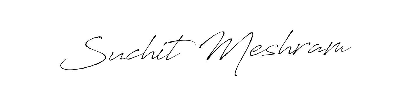 Use a signature maker to create a handwritten signature online. With this signature software, you can design (Antro_Vectra) your own signature for name Suchit Meshram. Suchit Meshram signature style 6 images and pictures png