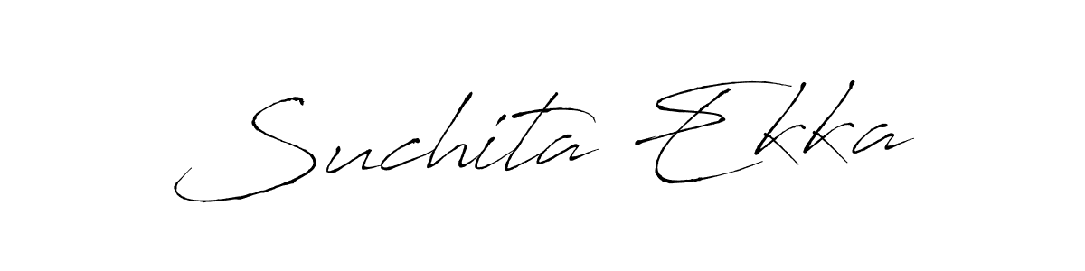 Antro_Vectra is a professional signature style that is perfect for those who want to add a touch of class to their signature. It is also a great choice for those who want to make their signature more unique. Get Suchita Ekka name to fancy signature for free. Suchita Ekka signature style 6 images and pictures png