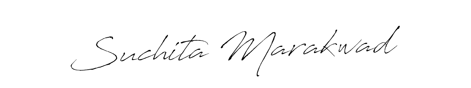 How to make Suchita Marakwad signature? Antro_Vectra is a professional autograph style. Create handwritten signature for Suchita Marakwad name. Suchita Marakwad signature style 6 images and pictures png