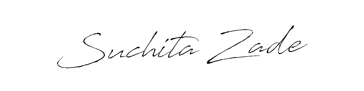 How to make Suchita Zade signature? Antro_Vectra is a professional autograph style. Create handwritten signature for Suchita Zade name. Suchita Zade signature style 6 images and pictures png