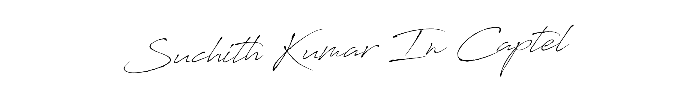 You should practise on your own different ways (Antro_Vectra) to write your name (Suchith Kumar In Captel) in signature. don't let someone else do it for you. Suchith Kumar In Captel signature style 6 images and pictures png