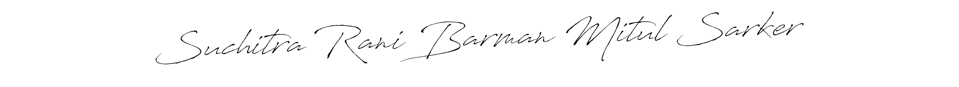 You should practise on your own different ways (Antro_Vectra) to write your name (Suchitra Rani Barman Mitul Sarker) in signature. don't let someone else do it for you. Suchitra Rani Barman Mitul Sarker signature style 6 images and pictures png