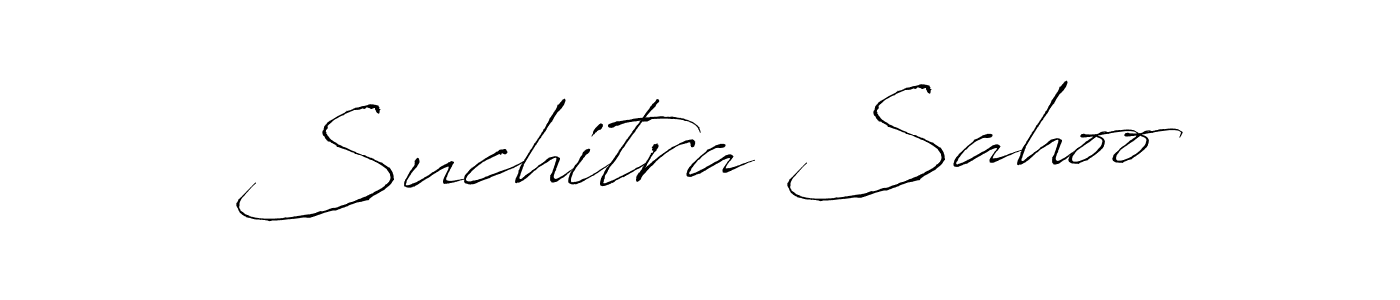 Suchitra Sahoo stylish signature style. Best Handwritten Sign (Antro_Vectra) for my name. Handwritten Signature Collection Ideas for my name Suchitra Sahoo. Suchitra Sahoo signature style 6 images and pictures png