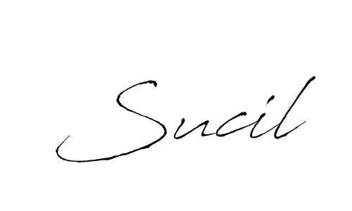 How to make Sucil name signature. Use Antro_Vectra style for creating short signs online. This is the latest handwritten sign. Sucil signature style 6 images and pictures png