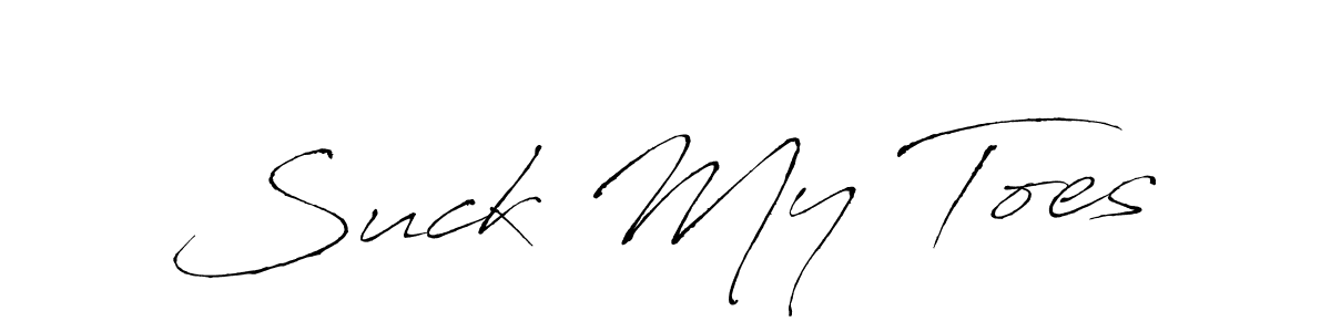 It looks lik you need a new signature style for name Suck My Toes. Design unique handwritten (Antro_Vectra) signature with our free signature maker in just a few clicks. Suck My Toes signature style 6 images and pictures png