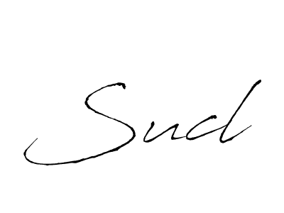 You should practise on your own different ways (Antro_Vectra) to write your name (Sucl) in signature. don't let someone else do it for you. Sucl signature style 6 images and pictures png