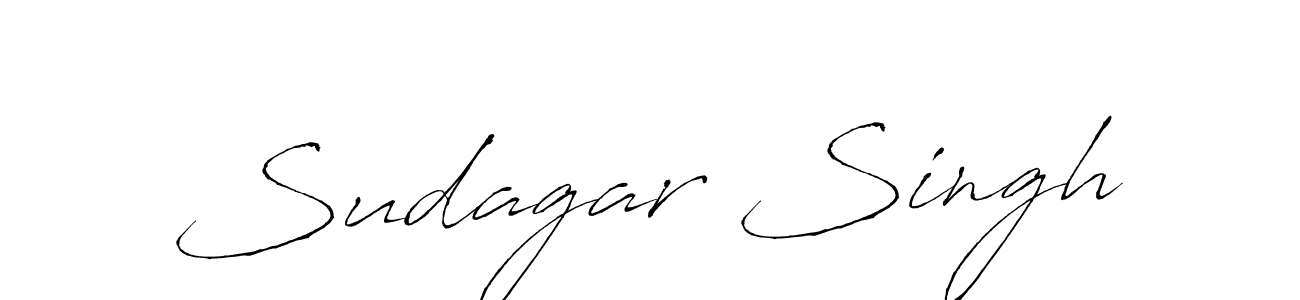 Sudagar Singh stylish signature style. Best Handwritten Sign (Antro_Vectra) for my name. Handwritten Signature Collection Ideas for my name Sudagar Singh. Sudagar Singh signature style 6 images and pictures png