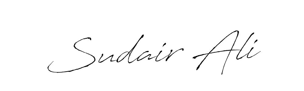 Sudair Ali stylish signature style. Best Handwritten Sign (Antro_Vectra) for my name. Handwritten Signature Collection Ideas for my name Sudair Ali. Sudair Ali signature style 6 images and pictures png