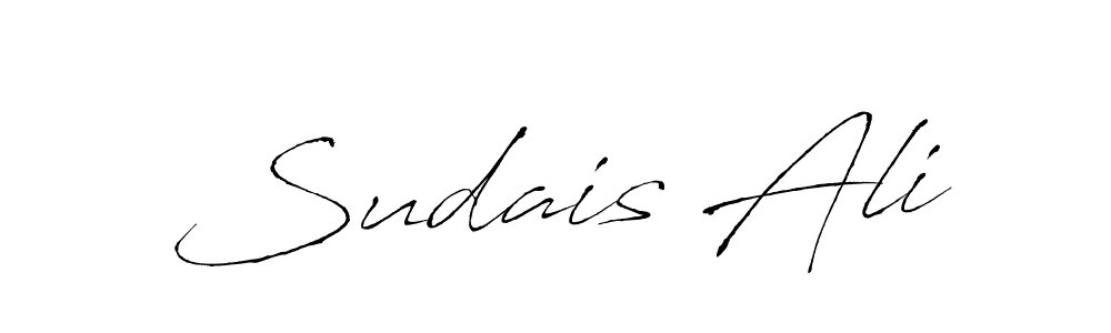 How to make Sudais Ali signature? Antro_Vectra is a professional autograph style. Create handwritten signature for Sudais Ali name. Sudais Ali signature style 6 images and pictures png