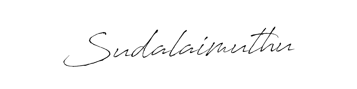 You should practise on your own different ways (Antro_Vectra) to write your name (Sudalaimuthu) in signature. don't let someone else do it for you. Sudalaimuthu signature style 6 images and pictures png