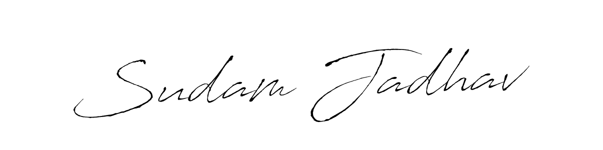 It looks lik you need a new signature style for name Sudam Jadhav. Design unique handwritten (Antro_Vectra) signature with our free signature maker in just a few clicks. Sudam Jadhav signature style 6 images and pictures png