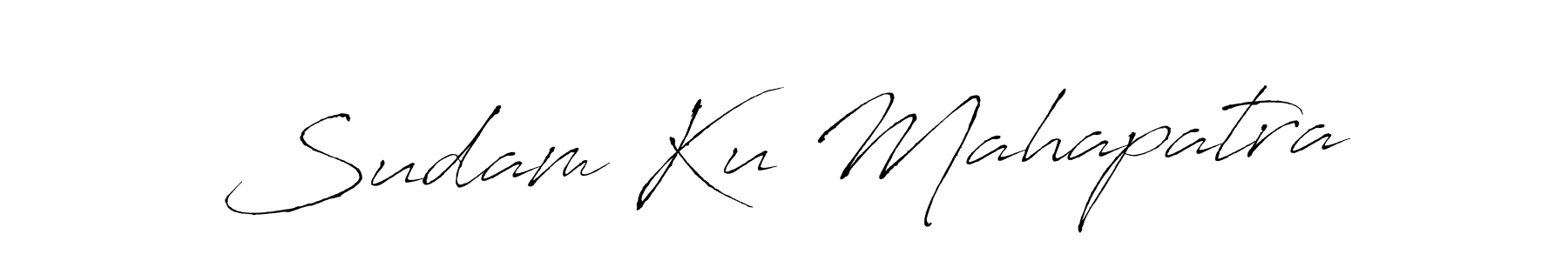 How to make Sudam Ku Mahapatra signature? Antro_Vectra is a professional autograph style. Create handwritten signature for Sudam Ku Mahapatra name. Sudam Ku Mahapatra signature style 6 images and pictures png