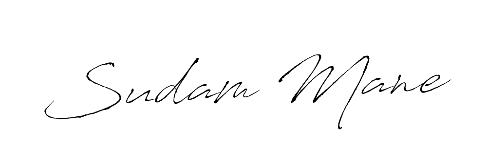 Also we have Sudam Mane name is the best signature style. Create professional handwritten signature collection using Antro_Vectra autograph style. Sudam Mane signature style 6 images and pictures png