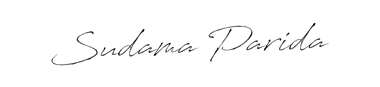 Sudama Parida stylish signature style. Best Handwritten Sign (Antro_Vectra) for my name. Handwritten Signature Collection Ideas for my name Sudama Parida. Sudama Parida signature style 6 images and pictures png